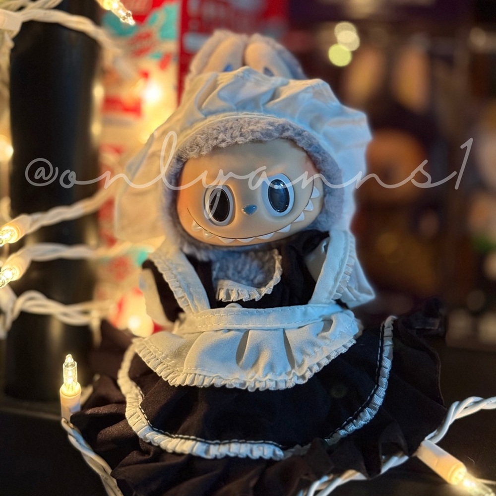 Labubu Clothes - Maid Costume